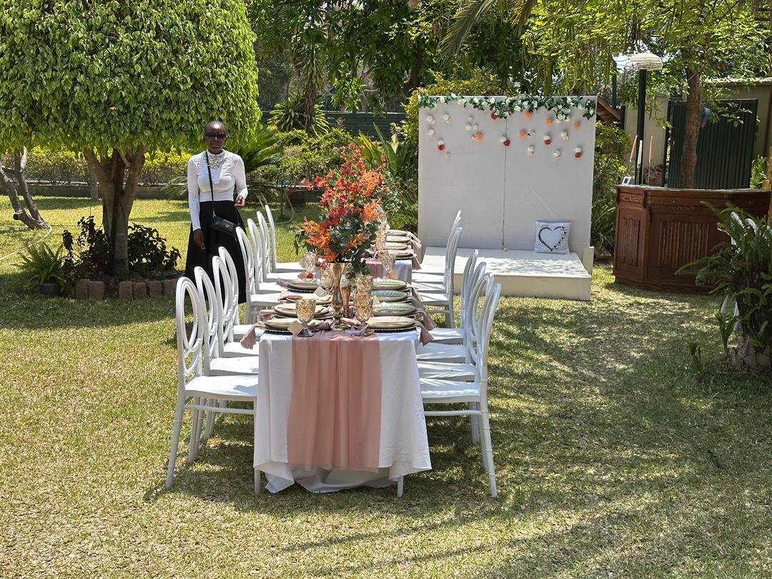 Outdoor event setup